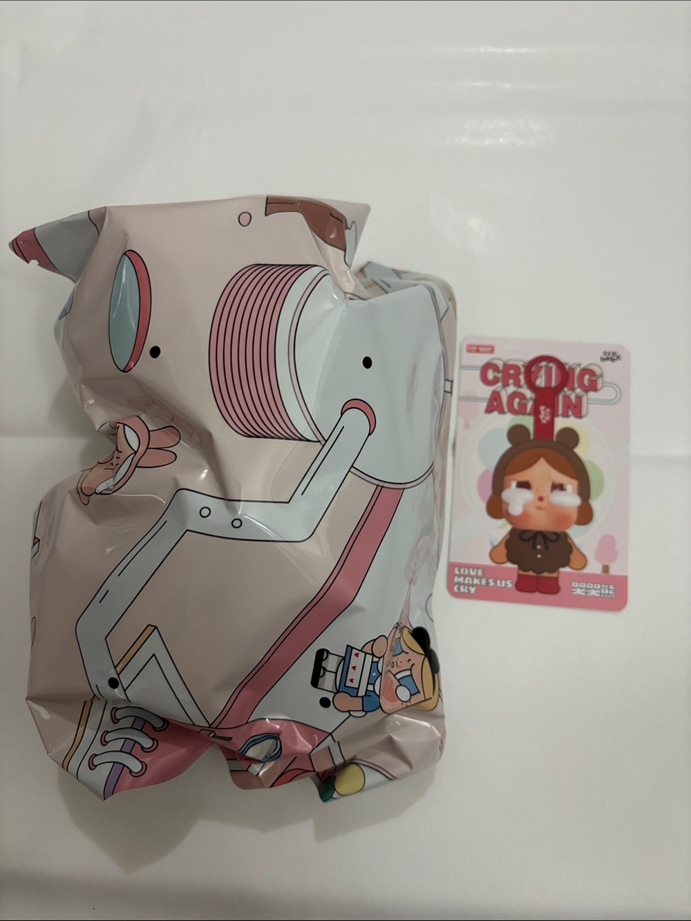 Crybaby Crying Again Plush Pendant - Love Makes Us Cry